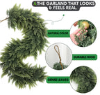 Jingle Joy™ 6 Ft Real Touch Cedar Garland